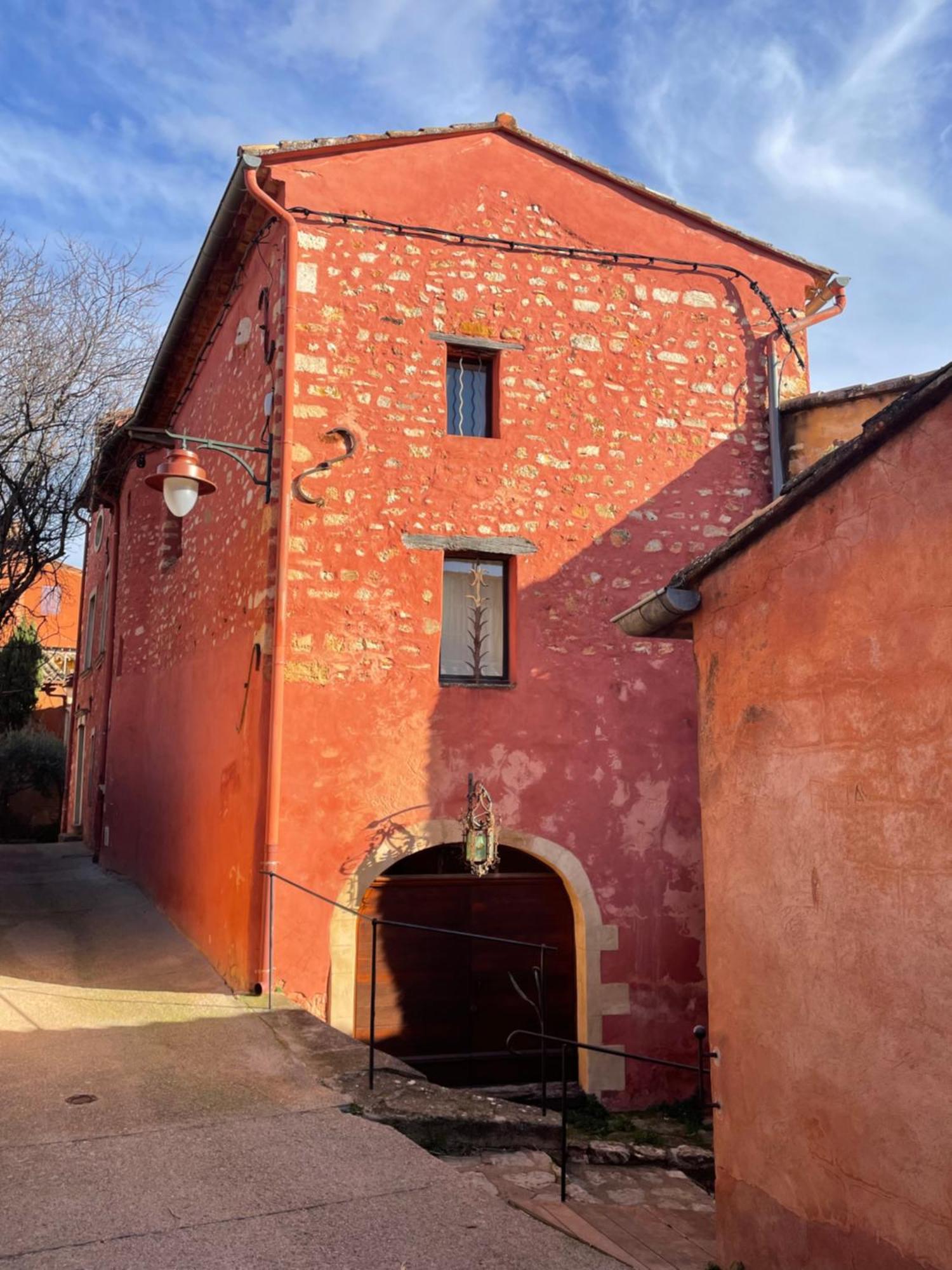 Ferienwohnung O Coeur Des Ocres Roussillon en Isere Exterior foto